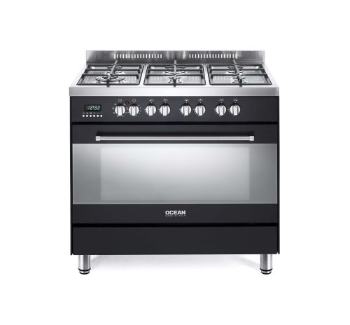 cuisinière-pose-libre-gaz-électrique-avec-four