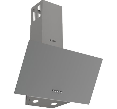 hotte-aspirante-grise-60cm-inclinée
