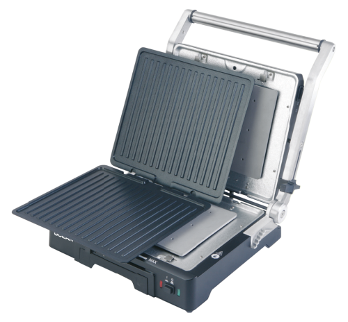 Grill / machine à panini avec plaques antiadhésives